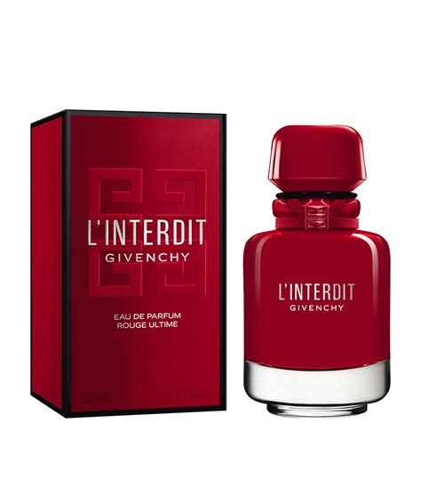 l'interdit givenchy rouge ultime 50 ml|l'interdit Givenchy rouge ultime.